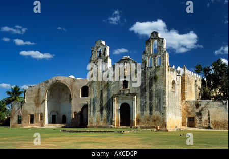 Convento de San Miguel Arcangel im Dorf von Mani Yucatan Mexiko Ruta de Los Conventos Stockfoto