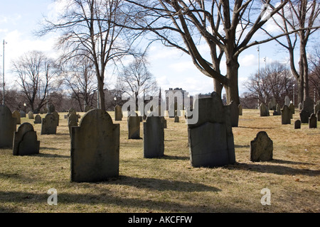 COPPS Hill Burying Ground, Boston Stockfoto