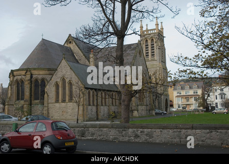 Kirche der Heiligen Dreifaltigkeit Llandudno Wales Stockfoto