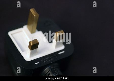 Ein Stock Foto einen drei-Pin-Stecker aus dem Vereinigten Königreich Stockfoto