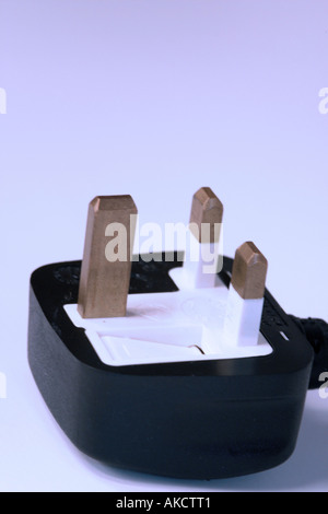 Ein Stock Foto einen drei-Pin-Stecker aus dem Vereinigten Königreich Stockfoto