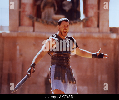 GLADIATOR Russell Crowe in der 2000 Film von Universal/DreamWorks Stockfoto