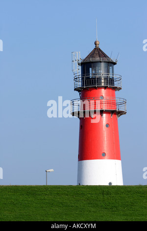 Leuchtturm sieht in Büsum, Deutschland Stockfoto