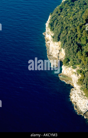 Kroatien, Istrien, Nationalpark Brijuni, Luftbild Stockfoto