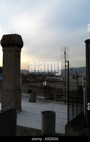 Stadtteil Cuitat Vella in Barcelona, Spanien. Stockfoto