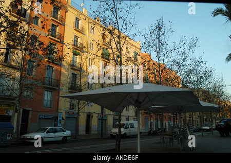 Stadtteil Cuitat Vella in Barcelona, Spanien. Stockfoto