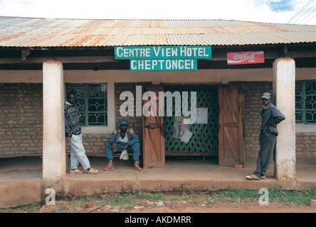 Zentrum View Hotel Cheptongei Cherangani Hills Westkenia Stockfoto