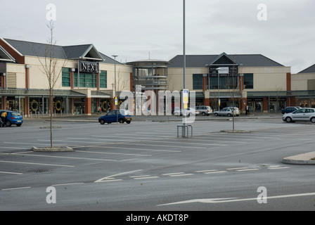 Einkaufszentrum Parc Llandudno Stockfoto