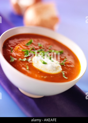 GAZPACHO-SUPPE Stockfoto