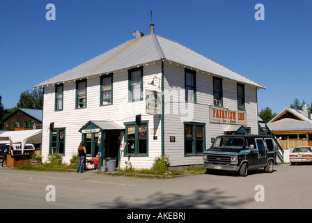 Historic Fairview Inn Bar Zimmer in Stadt von Talkeetna Alaska AK Enttarnung im Norden in der Nähe von Denali Nationalpark Mt McKinley Parks Hig Stockfoto