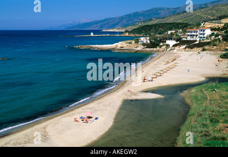 Griechenland, Ikaria, Strand von Armenisti der Nordküste Stockfoto