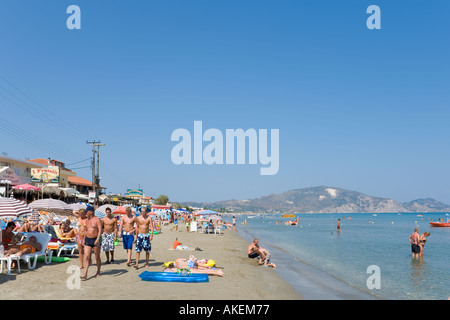 Laganas Beach, Zakynthos (Zante), Ionische Inseln, Griechenland Stockfoto