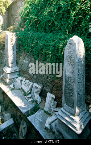 Europa, Griechenland, Thessaloniki, Friedhof Neben Türkischem Bad Stockfoto