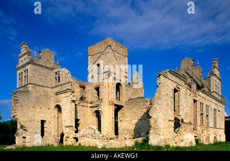 Estland, Haapsalu (Hapsal), Ruine des Herrenhauses Ungru Stockfoto