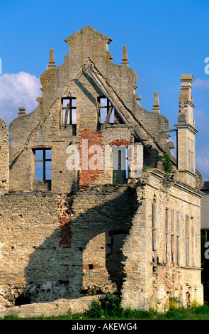 Estland, Haapsalu (Hapsal), Ruine des Herrenhauses Ungru Stockfoto