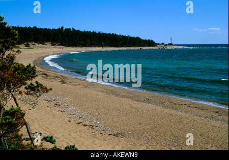 Estland, Insel Hiiumaa, Strang der Spitze der Halbinsel Köpu Stockfoto