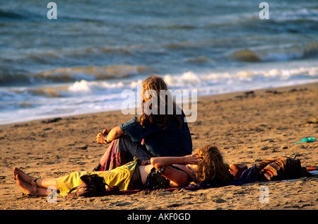 Indien, Goa, Bezirk Bardez, Anjuna, bin Anjuna Strand Stockfoto