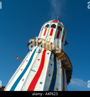 Brighton Pier, Helter Skelter Fahrt Stockfoto