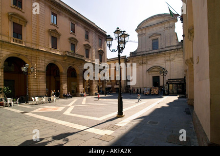 San Domenico Degli Scolopi, Gian Battista Vico Kirchplatz, Chieti, Abruzzen, Italien Stockfoto