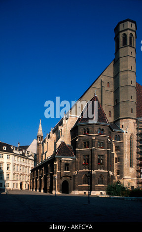 Österreich, Wien 1, Minoritenkirche (13. -15. Jhd.) Ein Gotischer Sakralbau Stockfoto