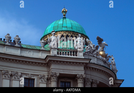 Wien 1, Michaelerplatz, findet am Michaelertrakt (Nordfassade der Hofburg), Blick Vom Inneren Burghof Stockfoto