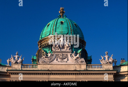 Wien 1, Michaelerplatz, findet am Michaelertrakt (Nordfassade der Hofburg), Blick Vom Inneren Burghof Stockfoto