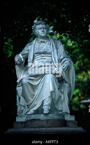 Denkmal von Franz Schubert Stockfoto