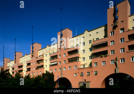 Österreich, Wien XIX, Döbling, Karl-Marx-Hof (1927-1930) Stockfoto