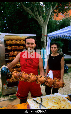 Das Donauinselfest ist ein jährliches Open-Air-freie Musik-Festival in Wien, Österreich Stockfoto