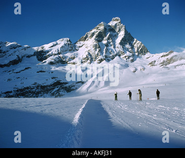 ES - AOSTA: Monte Cervinio Stockfoto