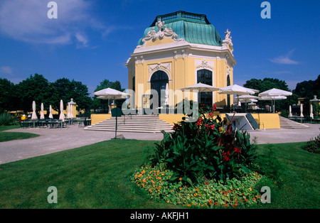 Österreich, Wien 13, Schönbrunn, Tiergarten, der übrigens. Kaiserliche Frühstückspavillon, Heute Ein Café-Restaurant Stockfoto