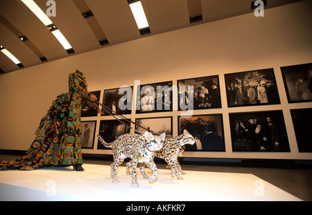 Österreich, Wien, Museumsquartier, Kunsthalle, Austellung Freizeit Lady von Yinka Shonibare Stockfoto