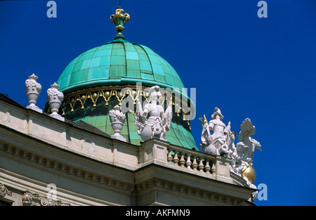 Österreich, Wien 1, findet am Michaelertrakt der Hofburg, Blick Vom Michaelerplatz Stockfoto