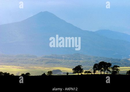 BEN LOMOND UND DIE WECHSELNDEN WETTERLAGEN IM TROSSACHS BEREICH DER ZENTRAL-SCHOTTLAND Stockfoto