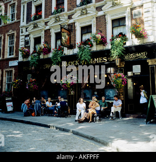 Sherlock Holmes Pub Stadt London England Großbritannien redaktionellen Gebrauch Stockfoto