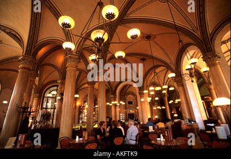 Österreich, Wien, Herrengasse, Café Central Im Palais Ferstel. Stockfoto