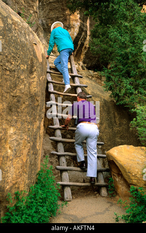 USA, Colorado, Mesa Verde Nationalpark, Cliff Palace Stockfoto