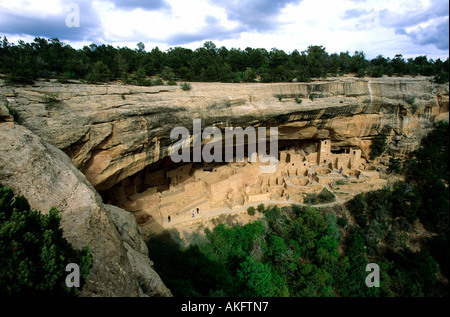 USA, Colorado, Mesa Verde Nationalpark, Cliff Palace Stockfoto