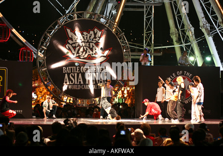 Battle of the Year Wettbewerb für Breakdance. Stockfoto