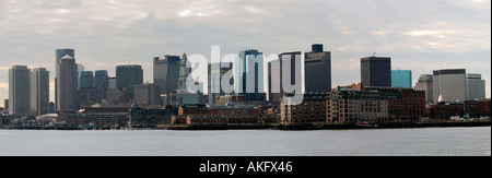 Charles River und der Innenstadt von Boston, Massachusetts Stockfoto