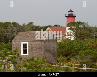 Nauset Leuchtturm Cape Cod National Seashore Stockfoto