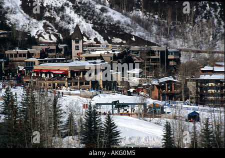 USA, Colorado, Aspen, Skiresort Snowmass at Aspen Stockfoto