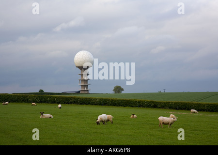 Claxby Radar Station Lincolnshire England Stockfoto