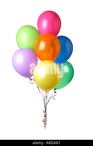 Bunte Luftballons Stockfoto