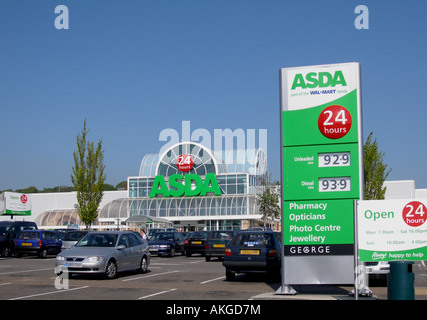 ASDA Supermarkt, Hollingbury, Brighton, East Sussex, England, UK, Vereinigtes Königreich, Großbritannien, Europa Stockfoto