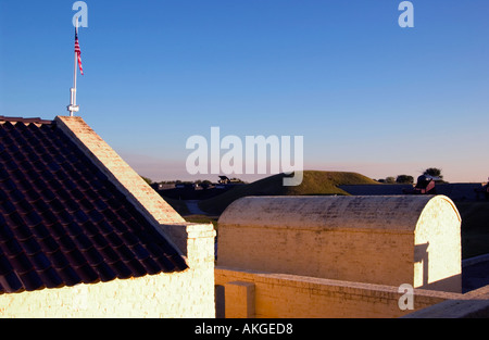 Fort Moultrie Narional Denkmal Sullivans Island South Carolina USA Stockfoto