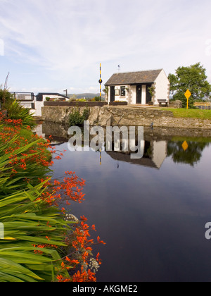 Bellanoch Brücke auf dem Crinan Kanal Argyll, Schottland Stockfoto