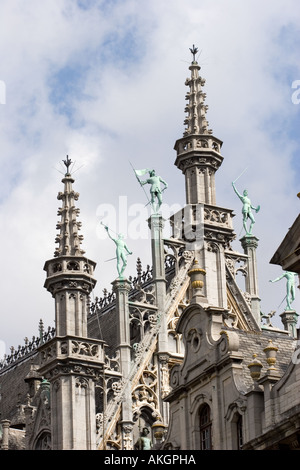 Musée De La Ville Grand Place Brüssel Belgien Stockfoto