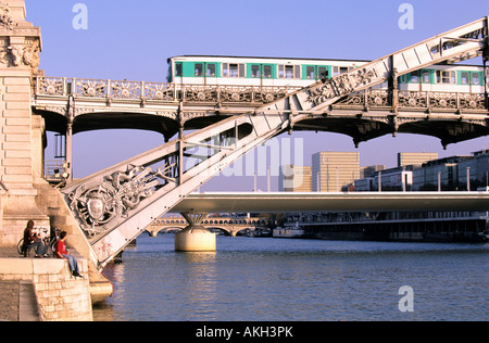 Frankreich, Paris, Brücke von Austerlitz Stockfoto