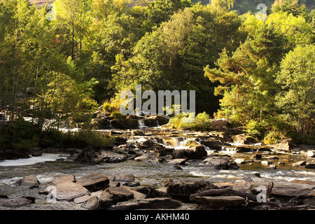 Falls of Dochart Killin Schottland Stockfoto